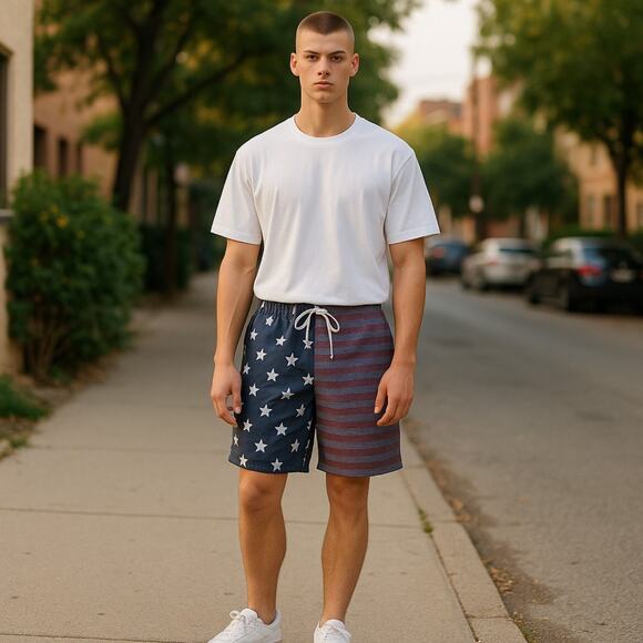 Trunks Surf and Swim Co. Men's Swim Performance Trunks Size L - Picture 1 of 6